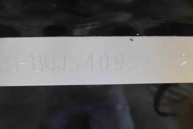 Slide: The Image of Serial number on a 2025 Tahoe T18 boat hull. - 8