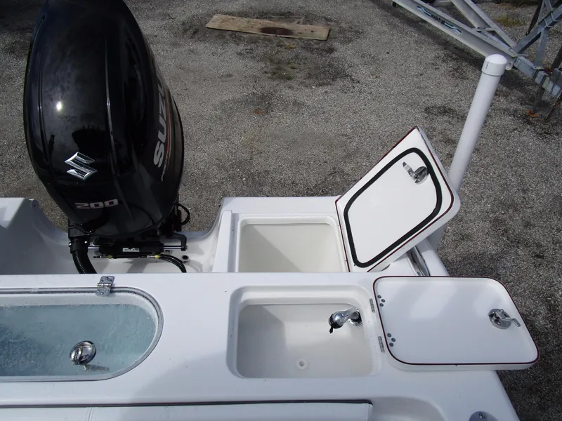Slide: The Image of Interior view of 2018 Sea Pro 219 Center Console boat. - 10