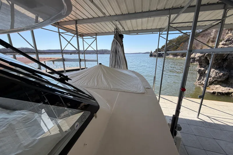 Slide: The Image of 2023 Regal 38 SAV yacht bathroom with modern sink and toilet. - 61