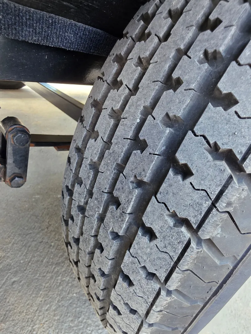 Slide: The Image of Close-up of a 2003 Monterey 208SI Montura tire. - 15