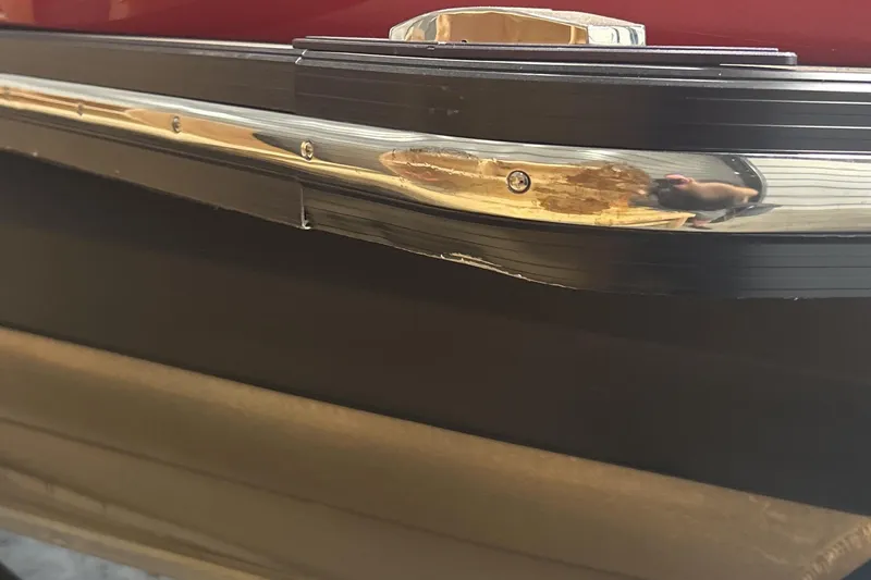 Slide: The Image of Close-up of 2023 Montara 25 Surf Boss 2.0 CW boat's sleek exterior detailing. - 12