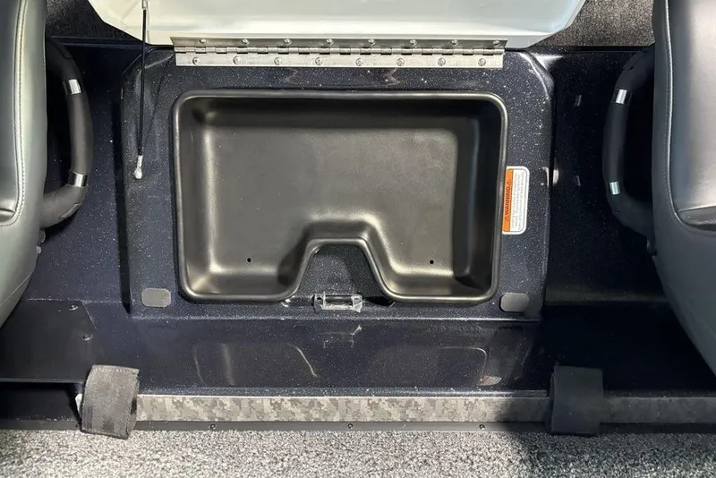 Slide: The Image of Storage compartment in 2026 Nitro Z19 XL Pro boat interior. - 22