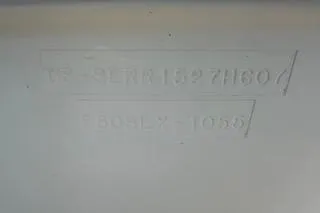 Slide: The Image of Hull identification number on 2007 Sea Ray SLX 250 boat. - 97