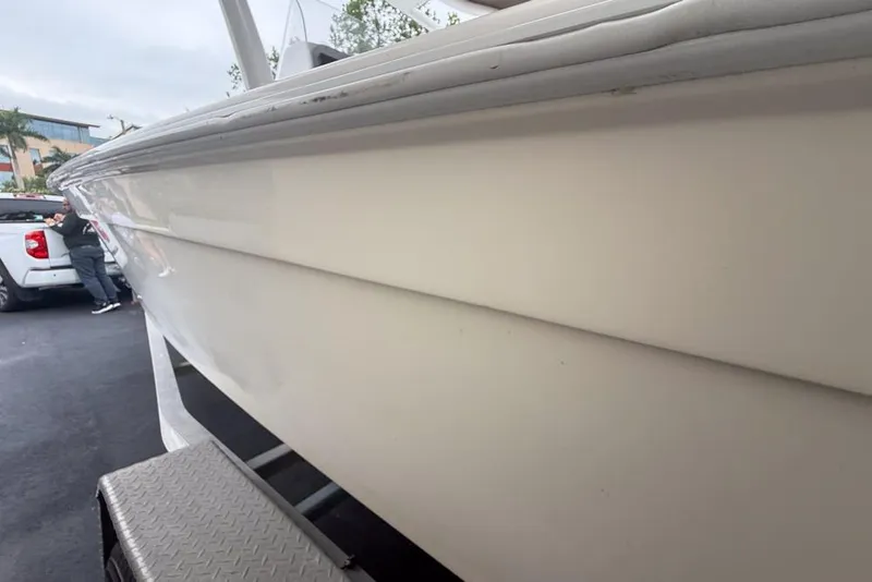 Slide: The Image of Label on metal structure from Ultimate Marine Panels, Model U 27, manufactured in 2014. - 67