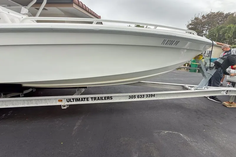 Slide: The Image of Boat engine area of 2015 Concept 27 with Yamaha 300 motor. - 74