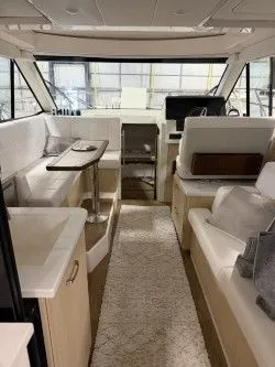 Slide: The Image of Interior of 2024 Regal 38 GC with American flag. - 19