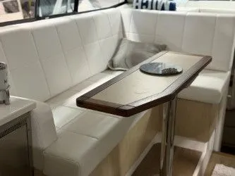 Slide: The Image of Interior view of 2024 Regal 38 GC boat cockpit. - 20