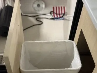 Slide: The Image of Luxurious bathroom in the 2024 Regal 38 GC boat. - 27