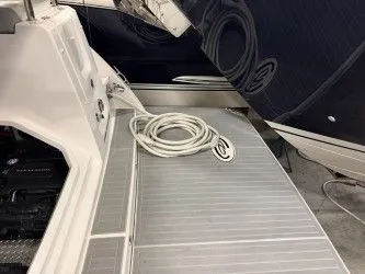 Slide: The Image of Rear view of 2024 Regal 38 GC with Volvo Penta drives. - 8