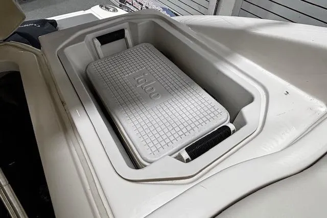 Slide: The Image of Built-in cooler compartment on 2013 Chaparral 226 SSi boat. - 12