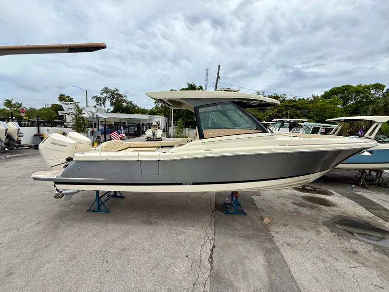 The Image of 2026 Chris-Craft Calypso 32 boat on a parking lot. - 0