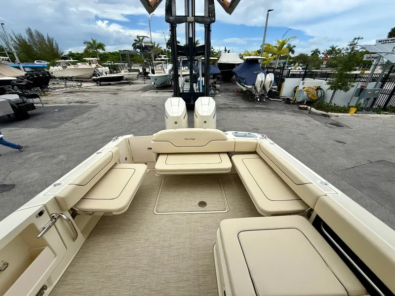 Slide: The Image of Interior view of Chris-Craft Calypso 32 boat, year 2026. - 11