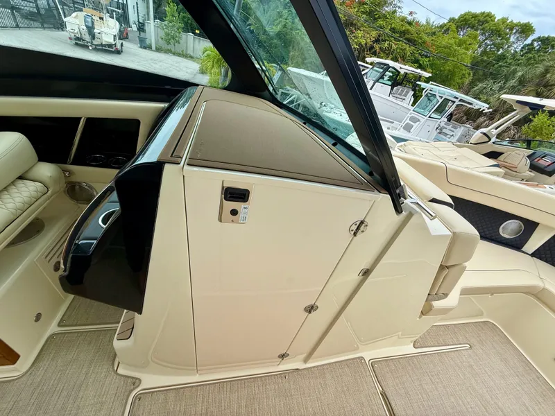 Slide: The Image of Interior of Chris-Craft Calypso 32 boat, model year 2026. - 21