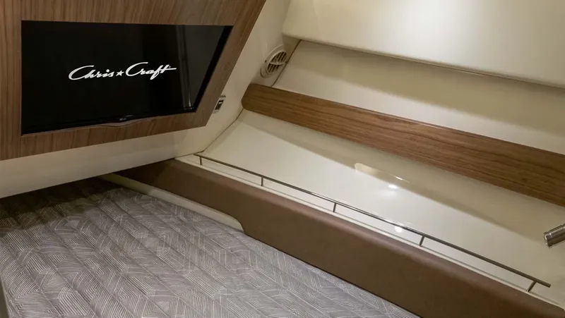 Slide: The Image of Interior of Chris-Craft Calypso 35 yacht, model year 2026. - 12