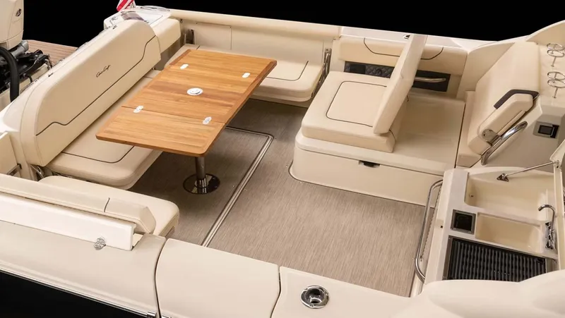 Slide: The Image of Interior of Chris-Craft Calypso 35 boat, model year 2026. - 8