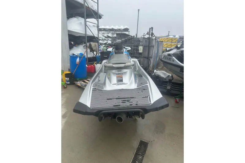 Slide: The Image of 2015 Yamaha WaveRunner VX Deluxe parked in a storage area. - 8