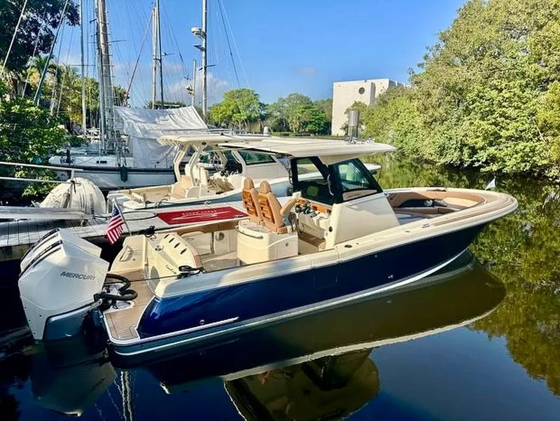The Image of 2026 Chris-Craft Catalina 31 boat docked in serene harbor. - 0
