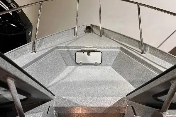 Slide: The Image of 2025 KingFisher 2225 Escape HT boat interior with sleek, modern design and durable materials. - 12