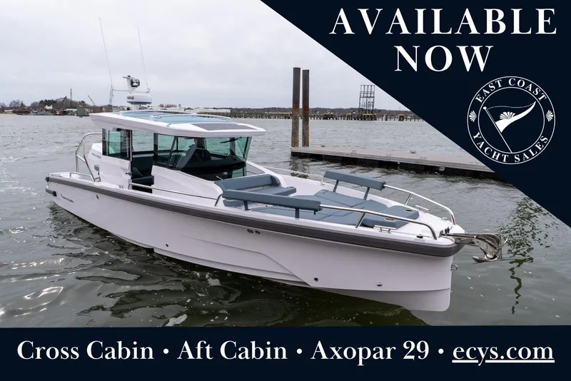 The Image of 2026 Axopar 29 XC Cross Cabin yacht available now at East Coast Yacht Sales. - 0