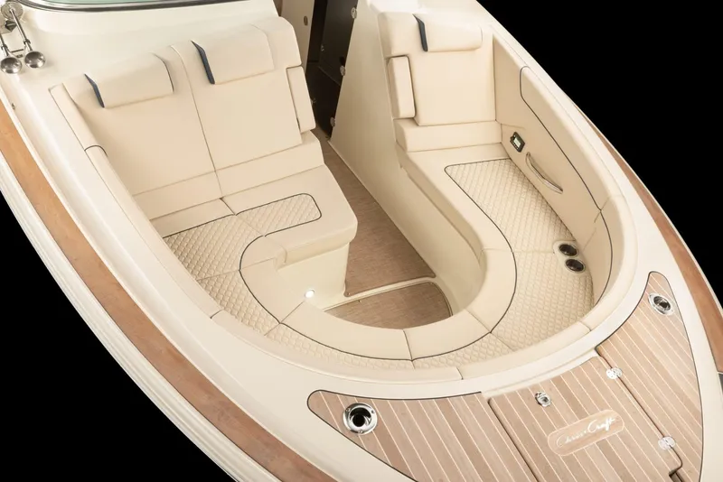 Slide: The Image of Luxurious interior of the 2026 Chris-Craft Launch 35 GT. - 5