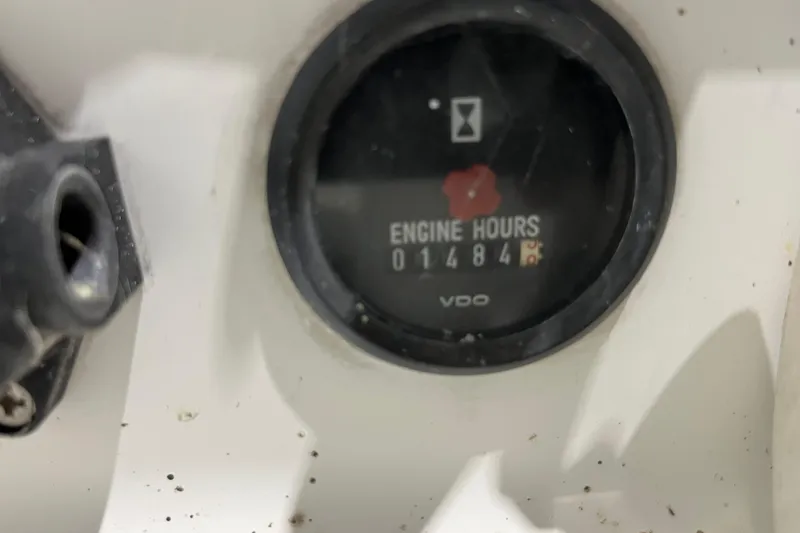 Slide: The Image of Engine hour meter showing 1484 hours on a 1999 Beneteau First 42s7 yacht. - 22