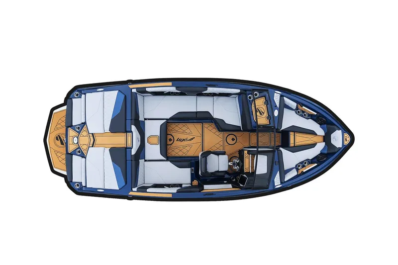 Slide: The Image of Manufacturer Provided Image: 2022 Tigé Z1 boat interior layout, top view. - 4