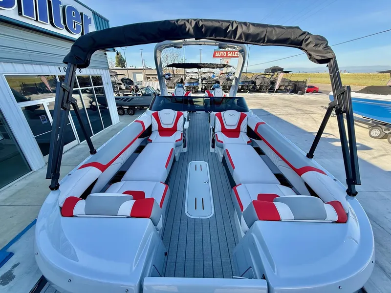 Slide: The Image of Avalon Excalibur LTD Quad Lounger Shift Windshield - 27 FT w/ Twin 425's 2026 - 12