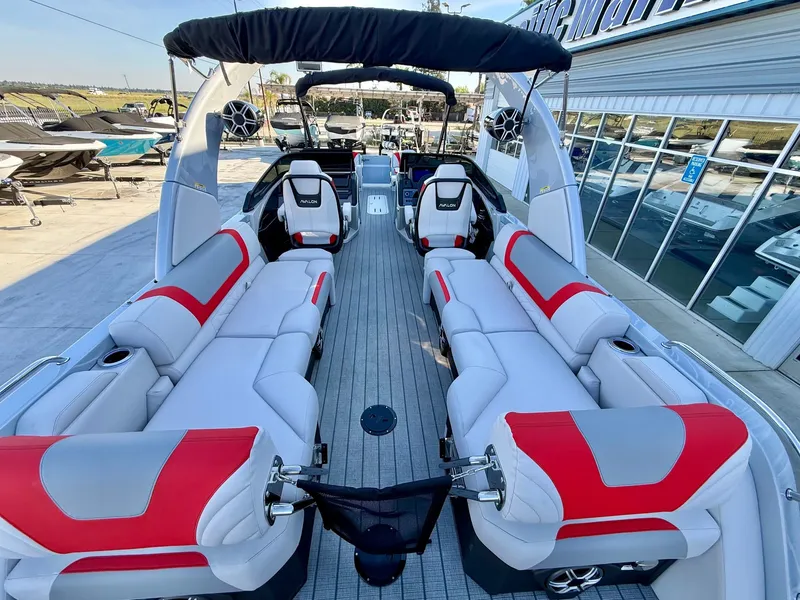 Slide: The Image of Avalon Excalibur LTD Quad Lounger Shift Windshield - 27 FT w/ Twin 425's 2026 - 15