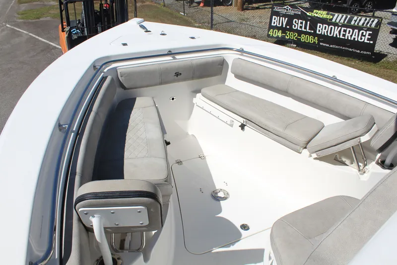 Slide: The Image of Interior view of 2021 Sea Pro 239 DLX Center Console boat. - 13