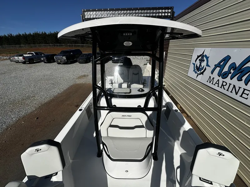 Slide: The Image of 2026 Sea Pro 250 Bay boat at Ash Marine. - 11