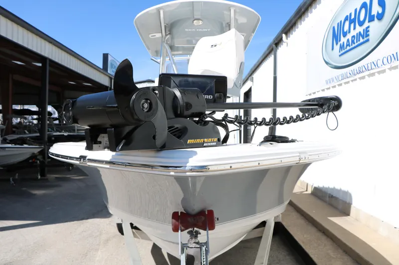 Slide: The Image of 2016 Sea Hunt BX 22 BR boat with Minn Kota trolling motor at Nichols Marine. - 4
