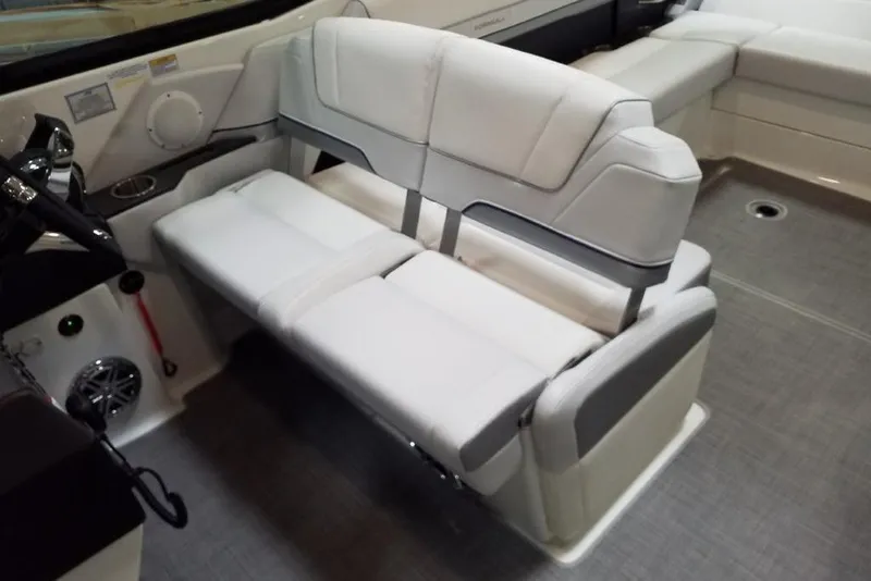 Slide: The Image of 2020 Formula 310 Bowrider OB interior seating with modern design and comfortable upholstery. - 14