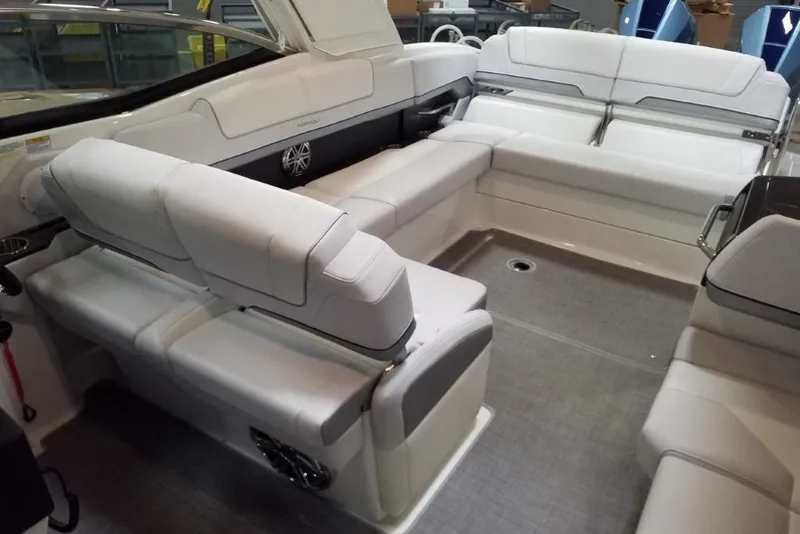Slide: The Image of 2020 Formula 310 Bowrider OB interior with spacious seating and modern design. - 6