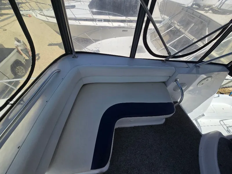 Slide: The Image of Interior view of a 1998 Mainship Sedan Bridge yacht. - 13