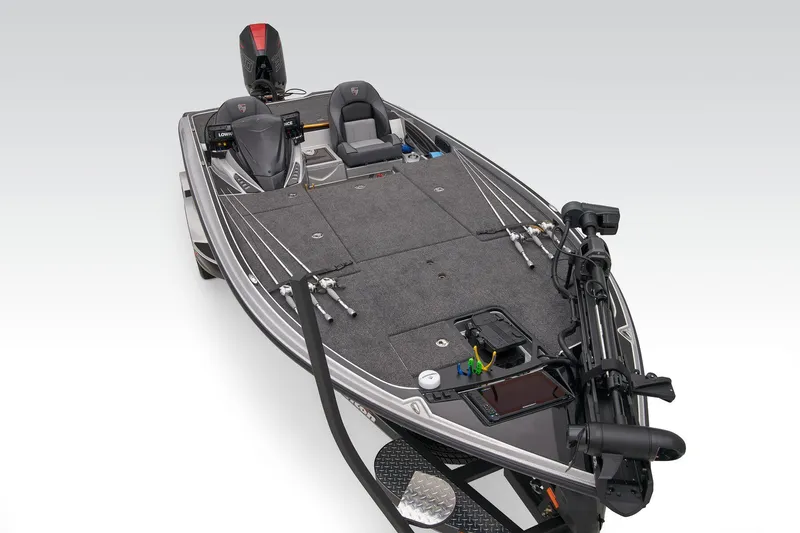 Slide: The Image of Dashboard controls of a 2026 Triton 21XP Patriot boat, featuring various switches. - 20