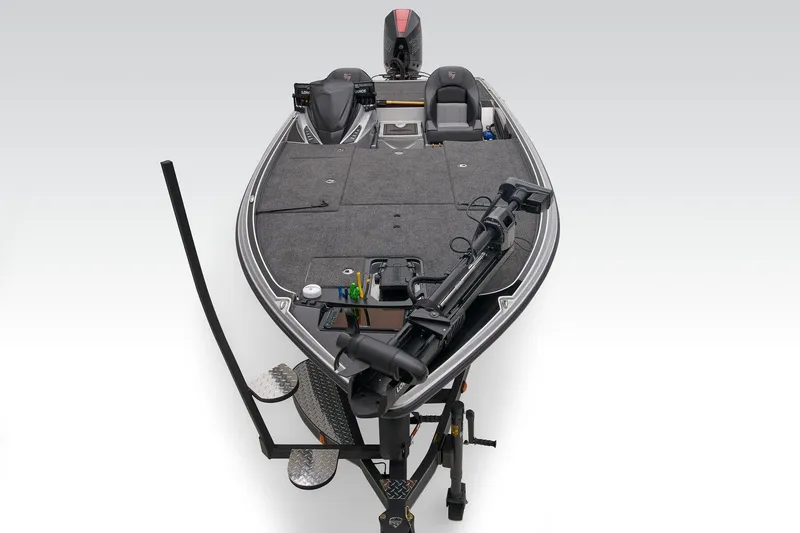 Slide: The Image of Lowrance HDS12 display on 2026 Triton 21XP Patriot boat dashboard. - 22