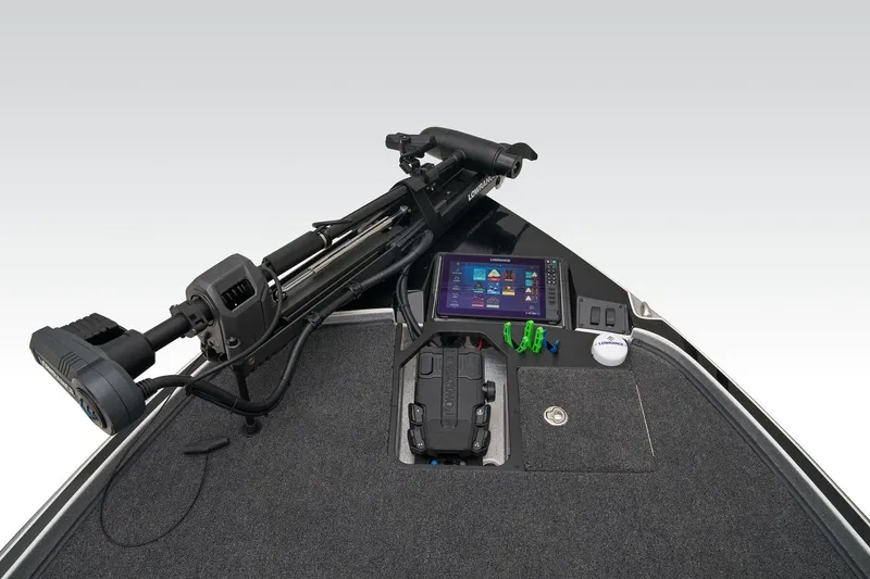 Slide: The Image of Open storage compartment on 2026 Triton 21XP Patriot boat, featuring sleek design and modern materials. - 23