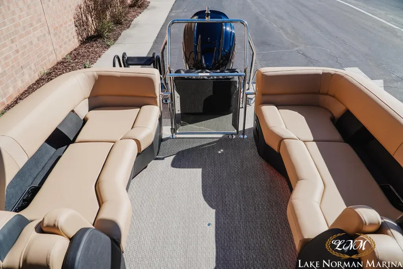 Slide: The Image of Luxurious seating on 2026 Evotti 723QL boat at Lake Norman Marina. - 20