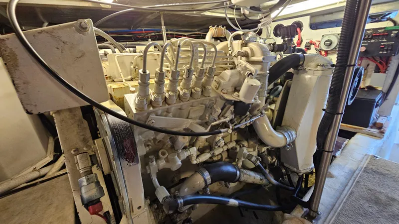 Slide: The Image of Carver Yachts 450 Voyager Pilothouse 2000 - 58