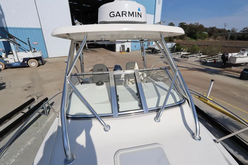 Slide: The Image of 2009 Century 2400 Walk-Around boat with Garmin radar - 39
