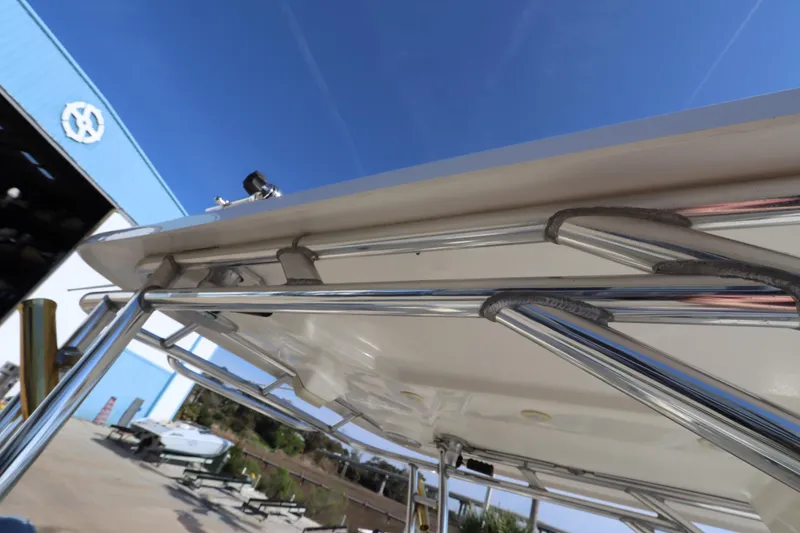 Slide: The Image of 2009 Century 2400 Walk-Around boat with aluminum framework - 43