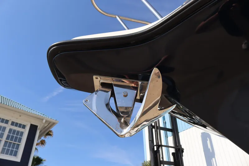 Slide: The Image of Close-up of a 2009 Century 2400 Walk-Around boat anchor - 5