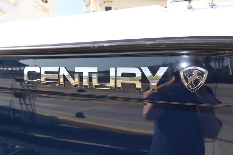 Slide: The Image of Century 2400 Walk-Around 2009 boat logo - 7
