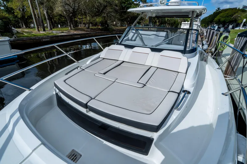 Slide: The Image of 2024 Jeanneau Leader 10.5 WA Series 2 boat with spacious sunbathing deck. - 21