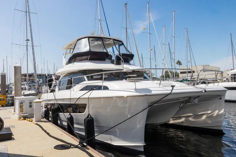 The Image of Aquila 44 Yacht 2022 on calm waters under clear sky. - 0