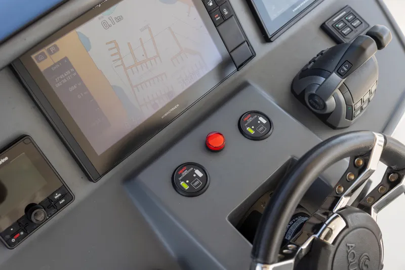 Slide: The Image of Washing machine inside 2022 Aquila 44 Yacht's wooden cabinet. - 33