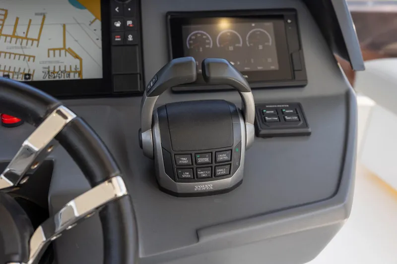 Slide: The Image of Modern bathroom interior on 2022 Aquila 44 Yacht with sleek sink and fixtures. - 35