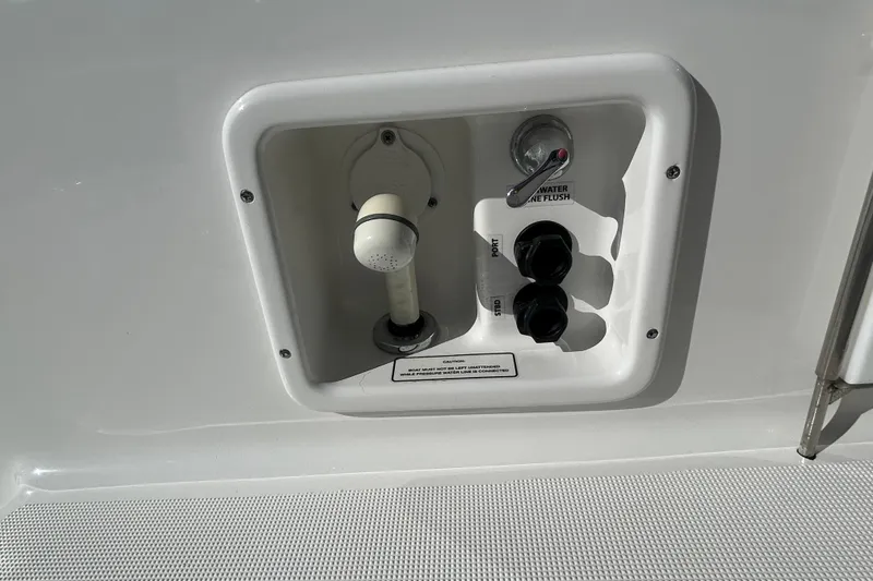 Slide: The Image of Control panel on 2021 Formula 350 Crossover Bowrider I/O boat. - 8