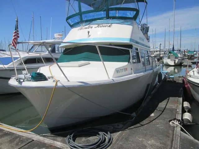 The Image of 1976 Tollycraft 26 Sedan boat docked at marina. - 0