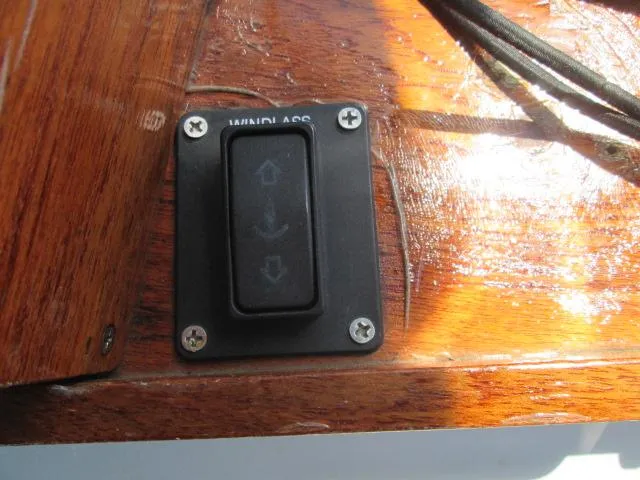 Slide: The Image of Windlass switch on 1976 Tollycraft 26 Sedan boat. - 18